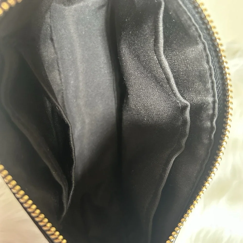 Coach Nolita 19 Signature Canvas Honey Bee Print Wristlet Brown Black Bag - Picture 5 of 9